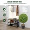 2 Pack 2' Artificial Topiary Ball Tree Faux Plant UV Indoor Outdoor Home Decor
